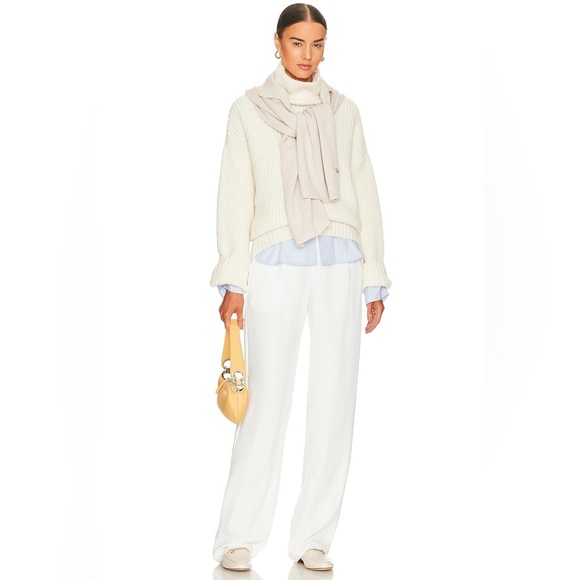Amanda Uprichard Pants - Amanda Uprichard Wallce Pants in Ivory